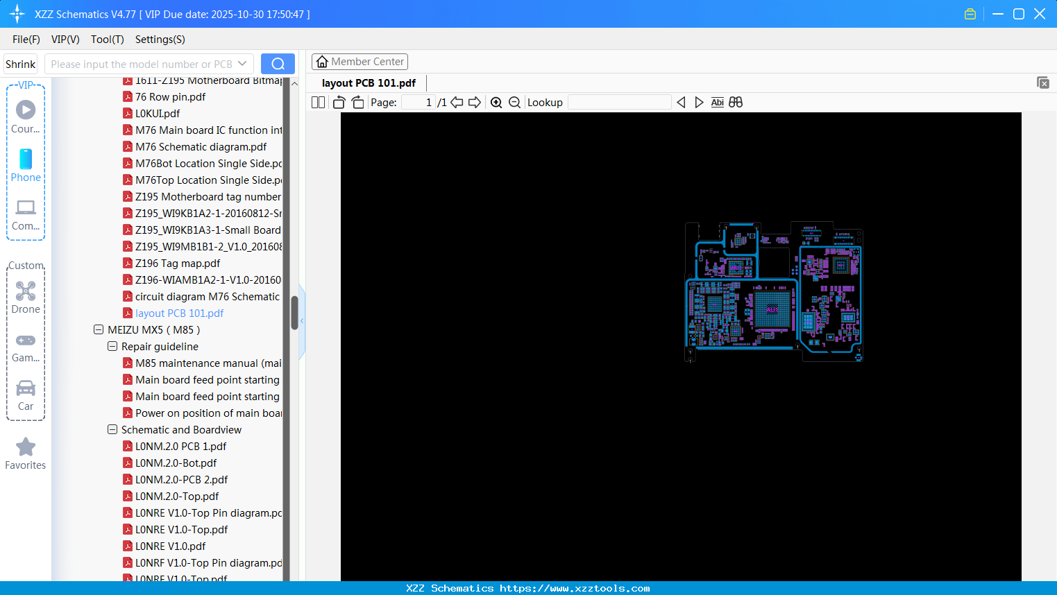 Meizu Layout PCB 101